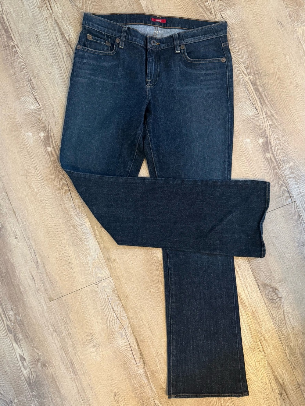 Guess Dark Blue Women's Almost Straight-Leg Jeans size 30